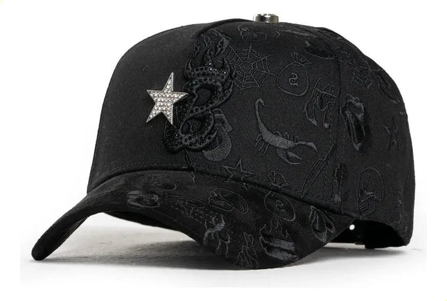 GORRA BARBAS HATS "B STAR GRAFFITI"