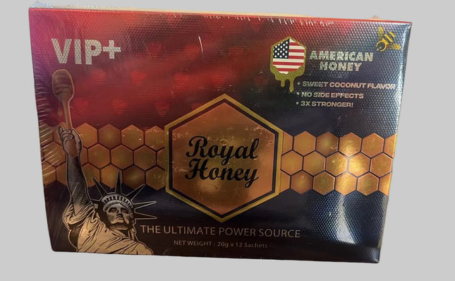 ROYAL HONEY VIP+ AMERICAN HONEY 12pzas